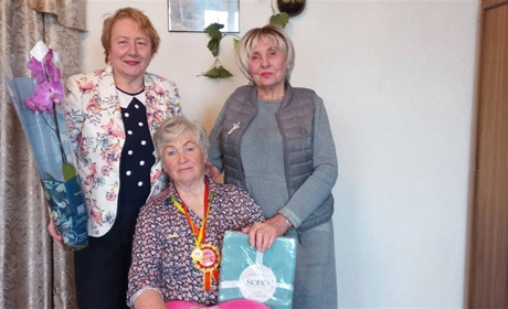 80 літній ювілей відзначила Олександра Володимирівна Козубенко