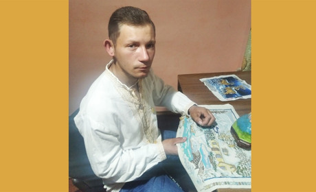 Улюблене заняття Сашка зі села Палашівка, що на Чортківщині, – вишивання
