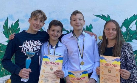 Учні школи №4 – переможці Жмеринських районних молодіжних ігор з шахів