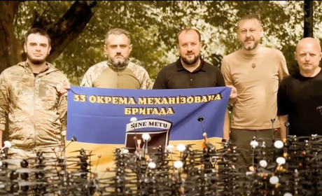 «Куп’янський дрон» передав чергову партію безпілотників бійцям 33-ї бригади