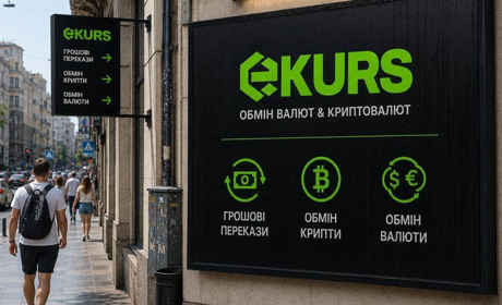 «eKURS» у Жовтих Водах: обмін валют і криптовалюти в одному місці