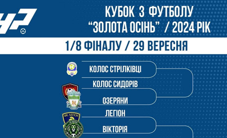 Чортківський футбол: стартували кубкові змагання «Золота осінь»