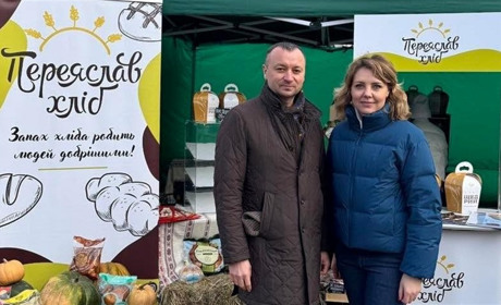 Переяславські виробники хліба й молока представили продукцію на "ВетеранАгроFEST: сила Київщини"