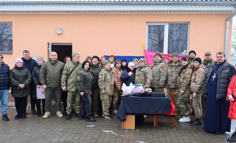 У Жмеринці освятили офіс Жмеринського куреня полку «Бойове Братерство України»