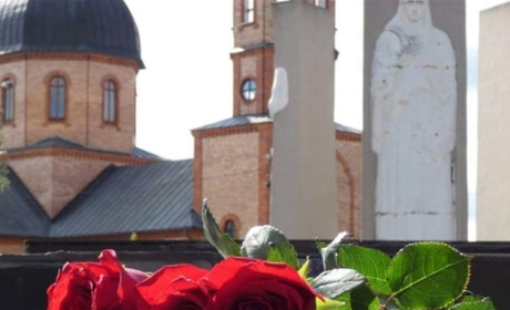 Як громади Красноградського району відзначили День пам'яті та перемоги над нацизмом. Фоторепортаж