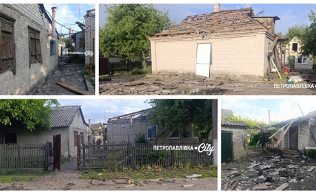Ворог ударив безпілотником по селу Самарське: побито будинок