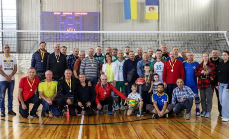 В Ізмаїлі провели волейбольний турнір серед ветеранів