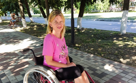 Яке воно, безбар’єрне середовище у Знам’янці, якщо маєш інвалідність: розказує Наталія Леонова