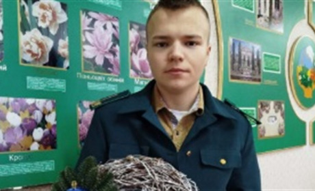 У Сновському училищі лісового господарства навчається творча молодь. Богдан Абрамов – один із них