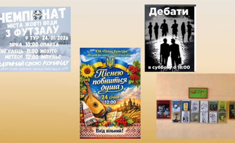 Анонс вихідних у Жовтих Водах: виставка, футзал і фестиваль