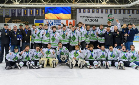 Хокейний клуб «Дніпро» Херсон став чемпіоном молодіжної хокейної ліги сезону 2025/2026