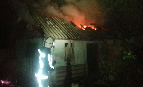 У Ржищеві вогонь завдав шкоди будівлі