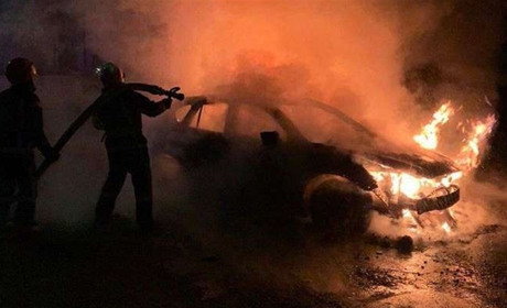 У Вараші горів автомобіль