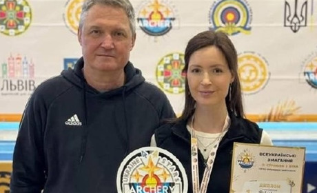 Новокаховчанка Анастасія Павлова перемогла на турнірі з лука у Львові