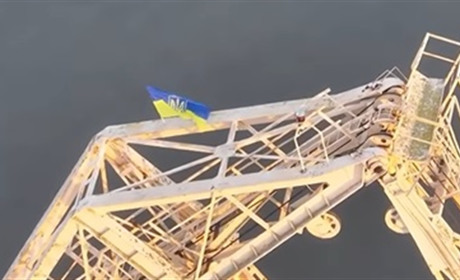 ЗСУ встановили прапор України на окупованій Херсонщині