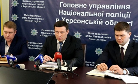  Поліція Херсонщини прокинулася після «наїзду» з Києва