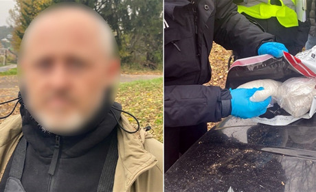 Поблизу Хмельницького поліцейські затримали наркодилера з психотропами майже на мільйон гривень