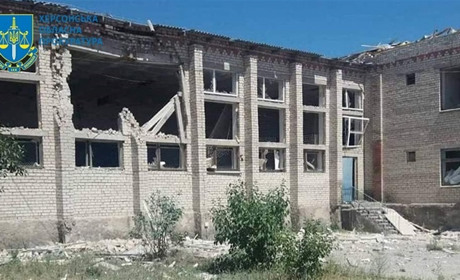 Ворог вчергове обстріляв Нововоронцовку на Херсонщині