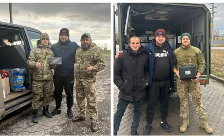Жмеринчани передали військовим подарунки до Нового року: тепловізор, генератор, 2 дрони