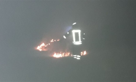 На кладовищі у Переяславі сталася пожежа: горіла суха трава