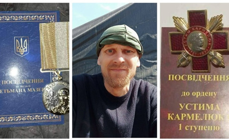 Вчора стоматолог, сьогодні – наш захисник: В’ячеслав Касьяненко одержав нагороди за оборону України