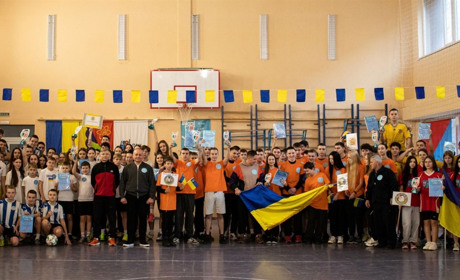 У Жовтих Водах визначено переможців спортивних змагань «Пліч-о-пліч всеукраїнські шкільні ліги»