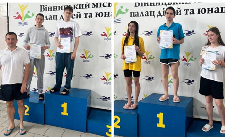 Жмеринські плавці вибороли 21 медаль на чемпіонаті області та потрапили до збірної