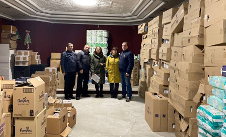До Переяслава прибув гуманітарний вантаж від американської організації
