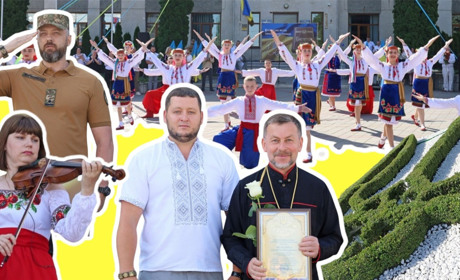 У Жмеринці відзначили 30-ту річницю Конституції України