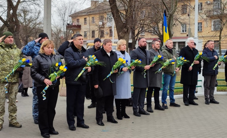 У 10-ту річницю Ізмаїл вшанував пам’ять героїв Небесної сотні (відео)