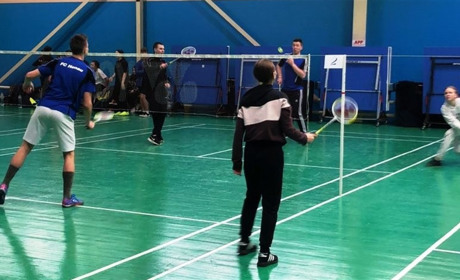 Вперше команда Звягеля взяла участь у чемпіонаті області з бадмінтону: які результати