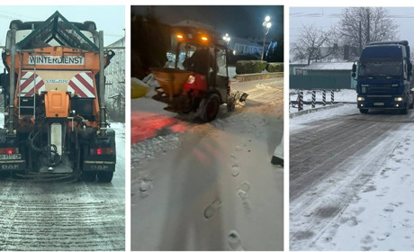 Мокрий сніг та ожеледиця: комунальні служби працюють у посиленому режимі