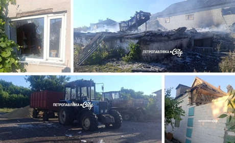Ворожі дрони атакували громади Синельниківщини: пошкоджено житлові будинки та агропідприємства