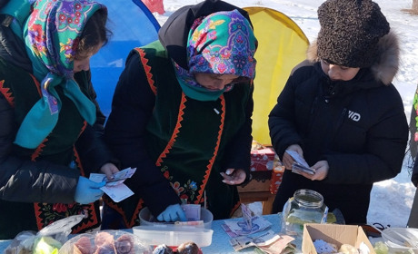 На смачному святі Масляної в Кегичівці зібрали більше 265 000 грн на підтримку військових