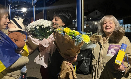 В Бар повернулася медикиня Наталія Фіялова, яка була майже 7 місяців у російському полоні