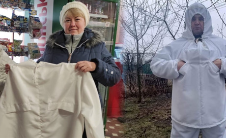 "Дівчата шили після роботи": жительки Переяславщини виготовили маскувальні костюми для воїнів