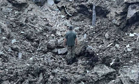 У Шепетівському районі впали уламки збитої ракети рашистів