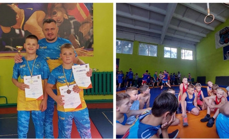 Тимофій Хлібойко, Ренат Істратов, Владислав Скринник – призери чемпіонату області з греко-римської