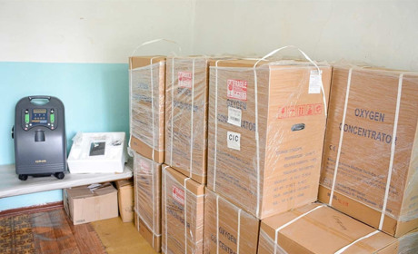 Кагарлицькі та ржищівські медзаклади отримали кисневі концентратори