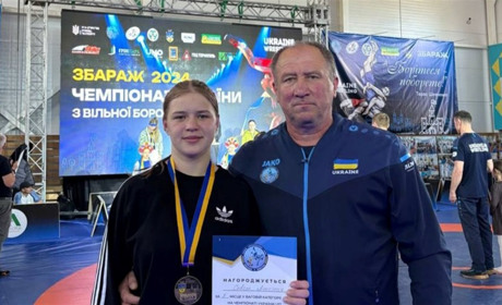 Звягелянка Анастасія Савчук стала бронзовою призеркою Чемпіонату України з вільної боротьби