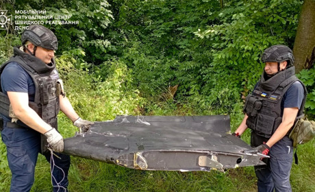 На Київщині сапери знешкодили бойову частину російського дрона та артснаряди