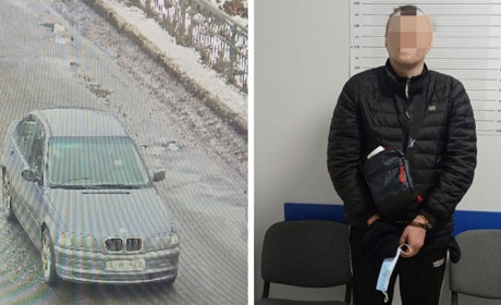 У Жмеринці по камерах поліцейські затримали зловмисника, який обікрав місцевого підприємця