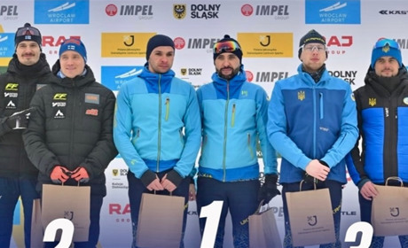 Наші земляки Олександр Казік і Сергій Кучерявий вибороли золото на Кубку світу з пара лижних перегон