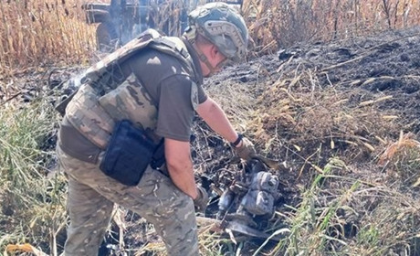 На Чернігівщині поліція знешкодила бойову частину збитого російського дрона