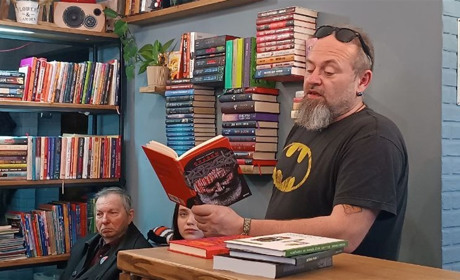 Проєкт "Служба розшуку дітей", війна і книжки: Руслан Горовий зустрівся з переяславцями