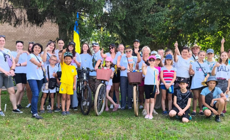 На Переяславщині відбувся велопробіг "Крути заради життя" до Дня молоді