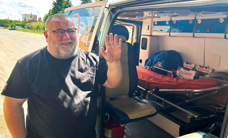 Марек Козловські приїхав із Варшави допомагати білопільцям