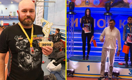 Спортсмени з Переяслава вибороли дві золоті медалі на Всеукраїнських змаганнях зі штовхання ядра