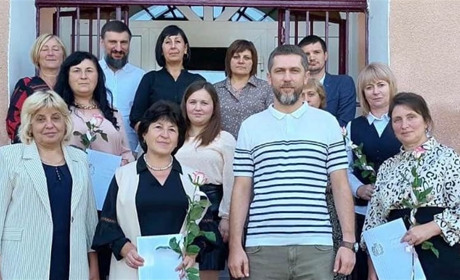 Голова обласної ради Олексій Бойко привітав педагогів Хлівищенської школи