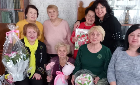 Довгожительку громади вітали з ювілеєм